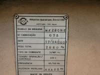 MANDRILHADORA CNC ZOCCA 80