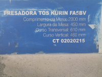 FRESADORA VERTICAL TOS 5