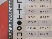 CALANDRA DE PERFIL SANTA RITA SR-W3 PM